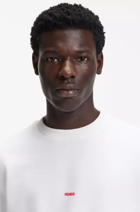 Animal-artwork sweatshirt in cotton terry