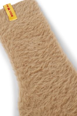 BOSS x Steiff all-gender teddy socks, Beige