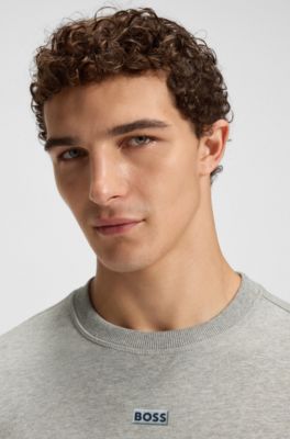 Sweat &agrave; motif casque BOSS&nbsp;x&nbsp;DALLAS&nbsp;COWBOYS, Argent