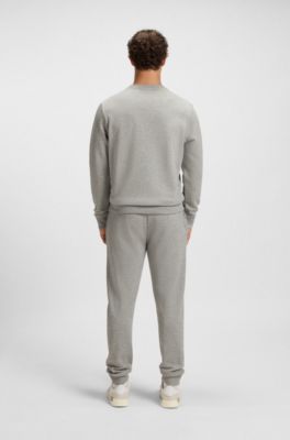 Sudadera BOSS x DALLAS COWBOYS con gr&aacute;fico de casco, Plata