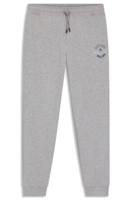 BOSS x DALLAS COWBOYS tracksuit bottoms with alternative logo, Silver