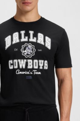 Camiseta BOSS x DALLAS COWBOYS con logo alternativo, Negro