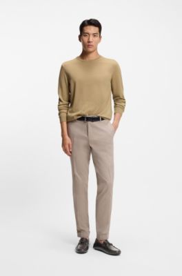 Bow-trim driver moccasins in leather, Dark Brown