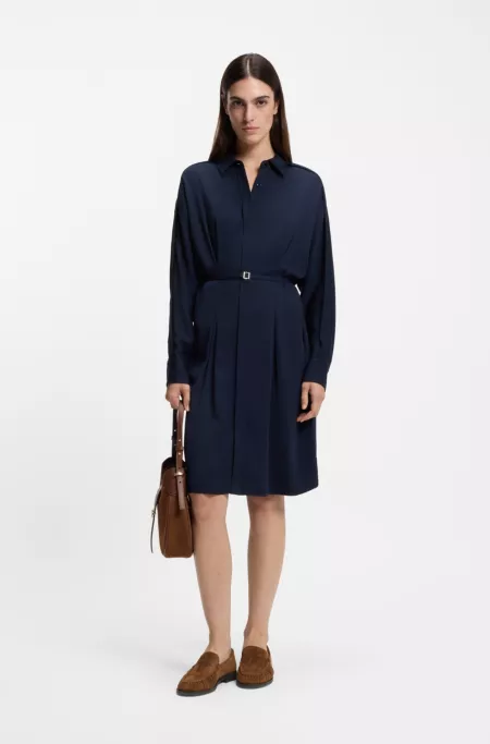 Ruched-detail loafers in suede