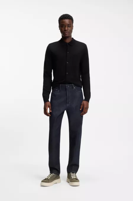 Canvas boots with suede trims