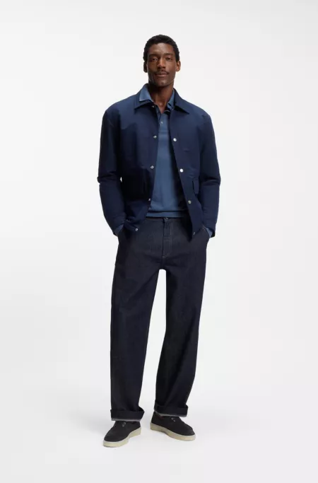 Suede loafers with slightly translucent sole