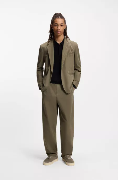 Suede Derby shoes with crepe rubber outsole