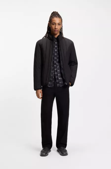 Running-inspired trainers with zigzag detailing