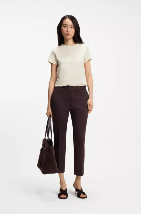 Cotton-jersey slim-fit T-shirt with Double B monogram