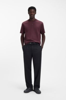 Deportivas de ca&ntilde;a baja con monograma en los empeines, Negro