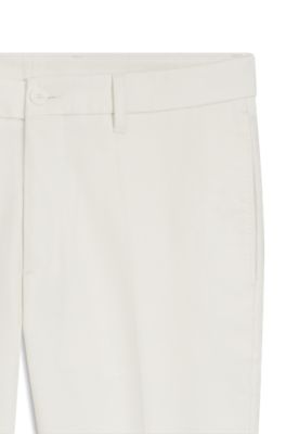 Pantalones BOSS x ASTON MARTIN slim fit, Blanco
