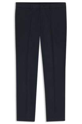 Pantalones BOSS x ASTON MARTIN slim fit, Azul oscuro