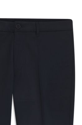 Pantalones BOSS x ASTON MARTIN slim fit, Azul oscuro