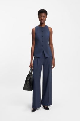 Cabas Ariell en cuir avec bandouli&egrave;re amovible, Noir