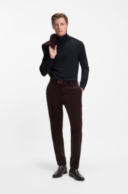 Jersey BECKHAM&nbsp;x&nbsp;BOSS de cuello vuelto de cashmere , Azul oscuro