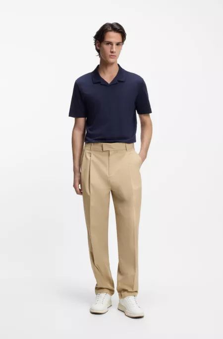 Trainers in faux leather