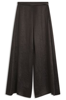 Relaxed-fit trousers in lustrous twill