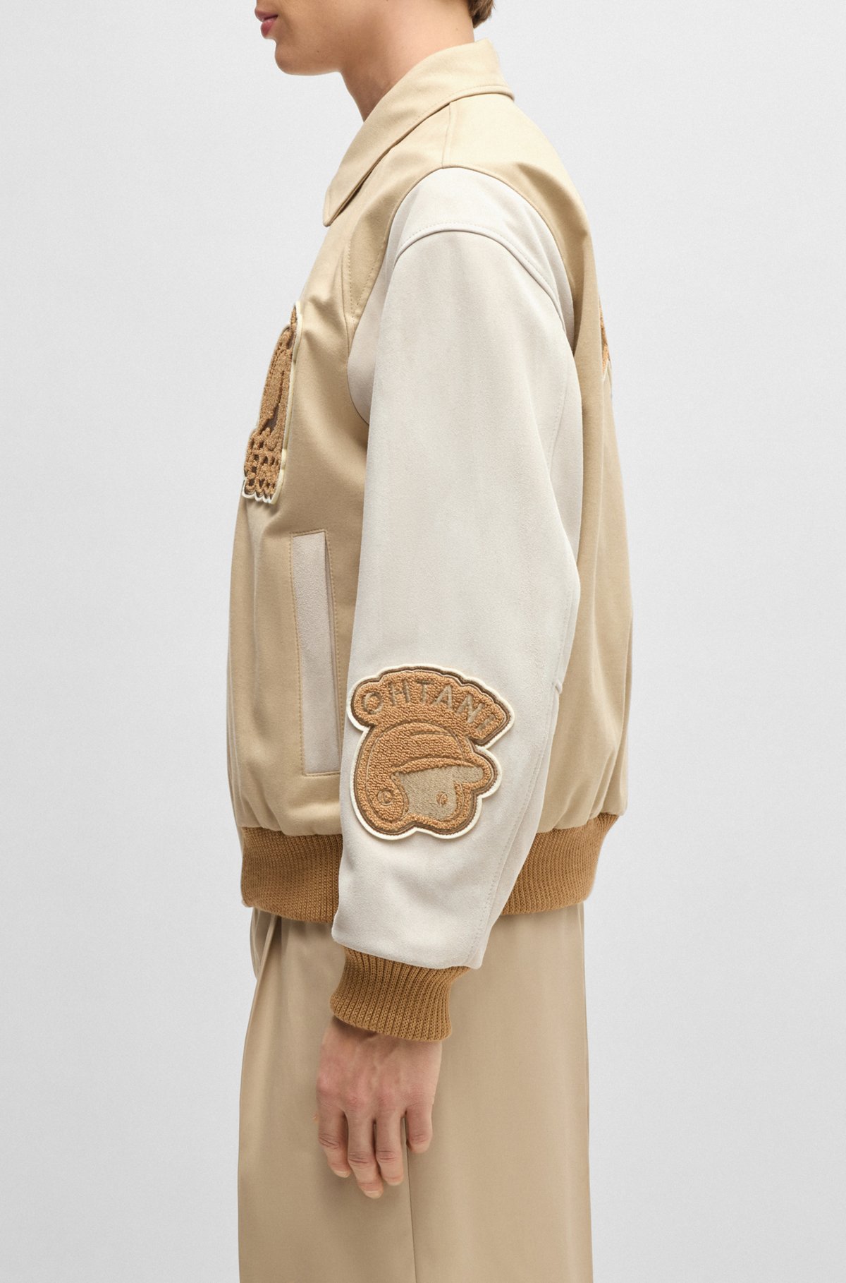 BOSS - BOSS x Shohei Ohtani varsity jacket with special BOSS - BOSS x Shohei Ohtani varsity jacket with special