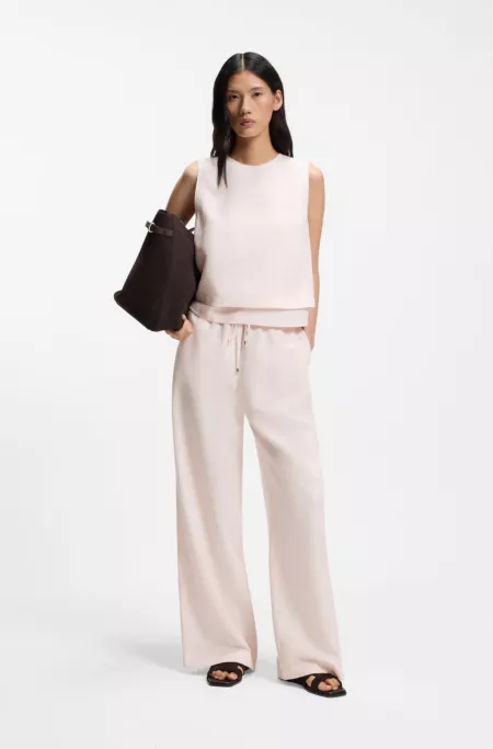 Layered top with open back