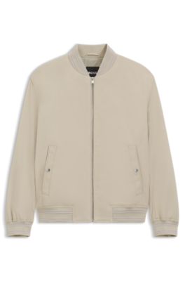 Chaqueta repelente al agua, Beige claro