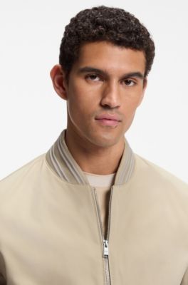 Chaqueta repelente al agua, Beige claro