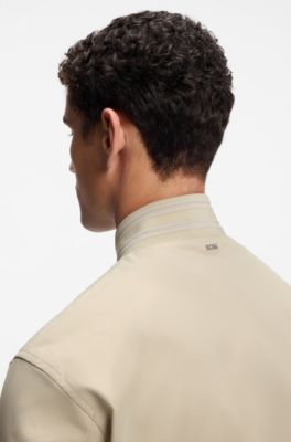 Chaqueta repelente al agua, Beige claro