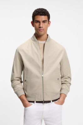 Chaqueta repelente al agua, Beige claro