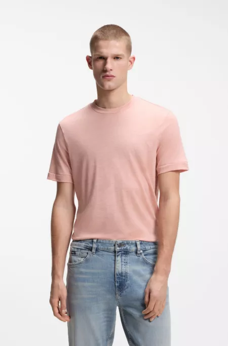Wool-blend T-shirt in a regular fit
