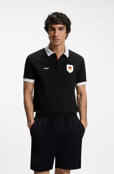 Paddy polo shirt with country flag