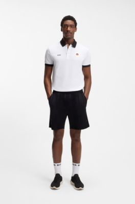 Paddy polo shirt with country flag, Germany White