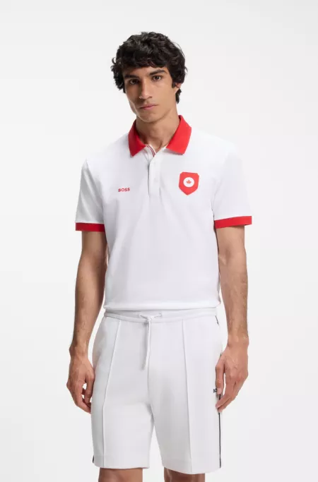 Paddy polo shirt with country flag