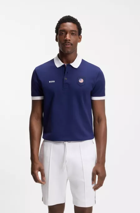 Paddy polo shirt with country flag