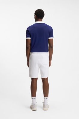 Paddy polo shirt with country flag, USA Blue