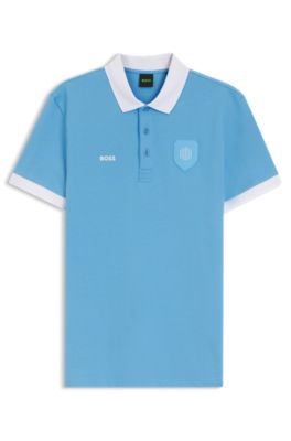 Polo Paddy con detalles de bandera, Argentina