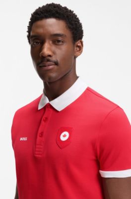 Paddy polo shirt with country flag, Canada