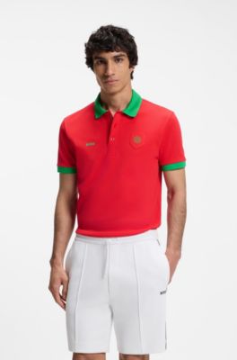 Polo Paddy con detalles de bandera, Portugal