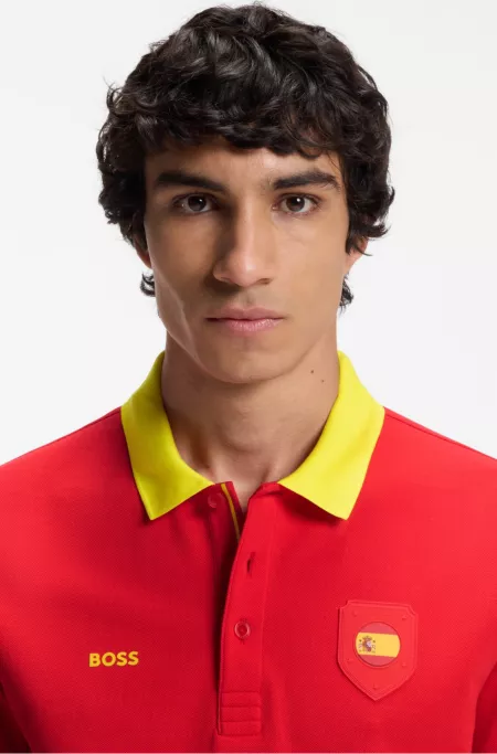 Paddy polo shirt with country flag