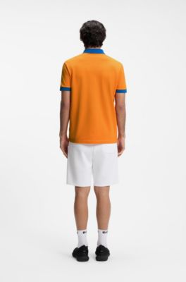 Paddy polo shirt with country flag, Netherlands