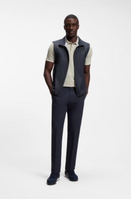 Polo de piqu&eacute; de algod&oacute;n con estampado integral, Beige claro