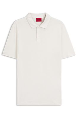 Polo slim fit, Blanco
