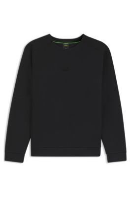 Porsche x BOSS sweatshirt with reflective logo, Black