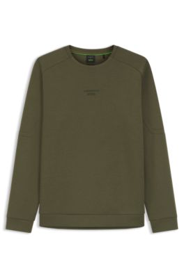 Porsche x BOSS sweatshirt with reflective logo, Light Green