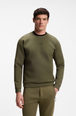 Sweat Porsche x BOSS avec logo r&eacute;fl&eacute;chissant, Chaux