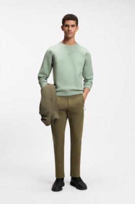 Porsche x BOSS sweatshirt with reflective logo, Light Green