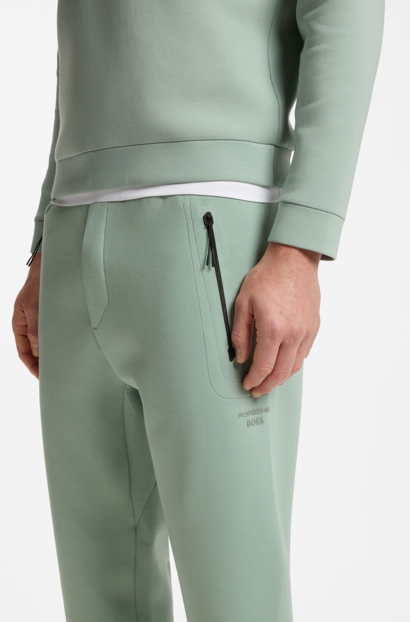 BOSS - Porsche x BOSS track pants with tonal reflective branding