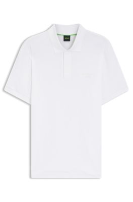 Polo en coton merceris&eacute; Porsche&nbsp;x&nbsp;BOSS, Blanc