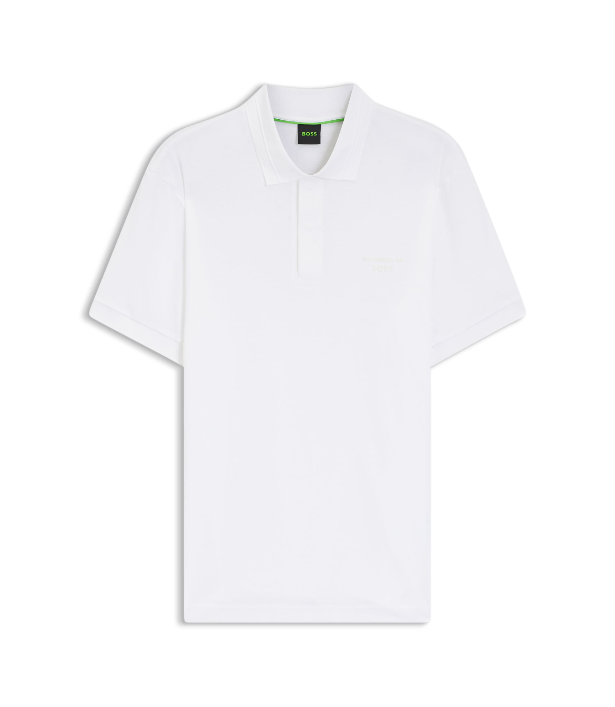 HUGO BOSS ポロシャツ XXL BOSS - Porsche x BOSS polo shirt in mercerized cotton - White
