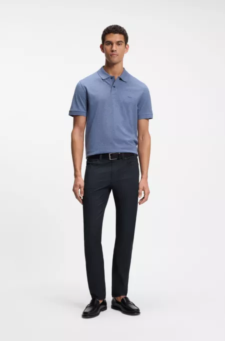Delaware slim-fit trousers in a cotton blend