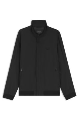 Porsche x BOSS water-repellent softshell jacket, Black