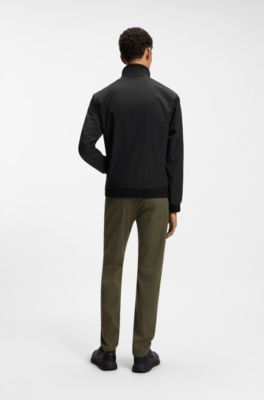 Porsche x BOSS water-repellent softshell jacket, Black